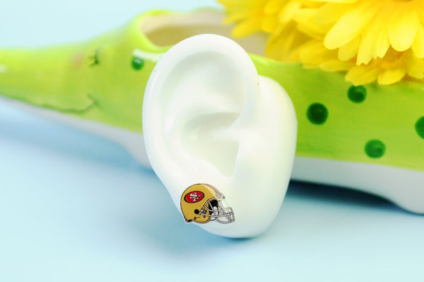 SF49ers earring studs