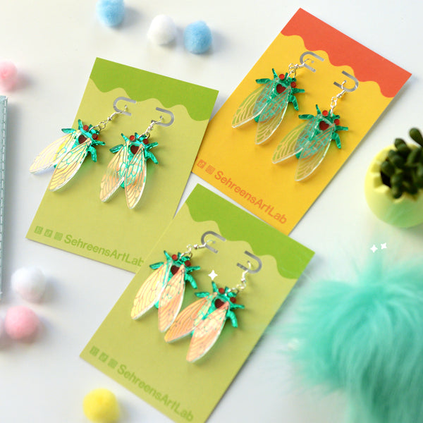Cicada Earrings