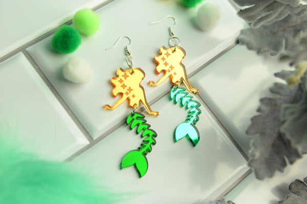Mermaid earrings