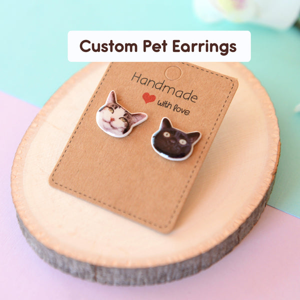 Custom pet earrings